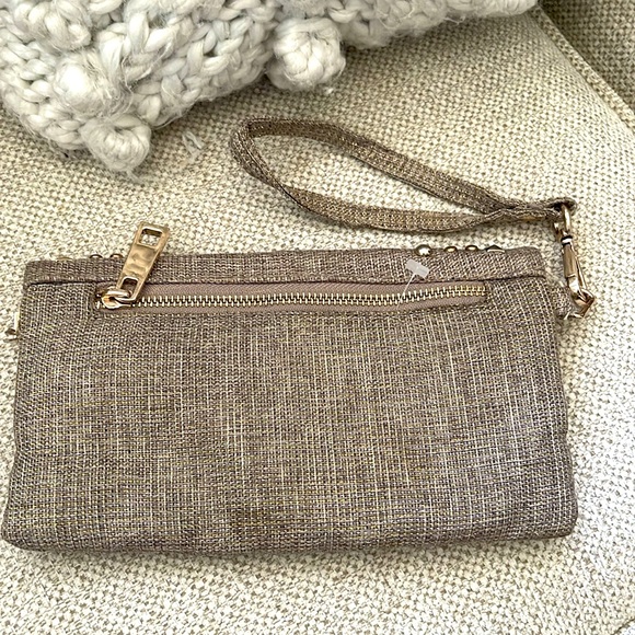 Bebe natural fibre wristlet - studded, in lovely condition! - Picture 4 of 7